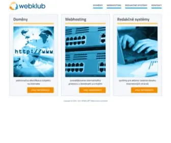 Webklub.sk(Internetové produkty a služby) Screenshot