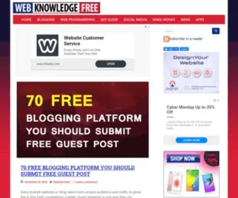 Webknowledgefree.com(Web Knowledge Free) Screenshot