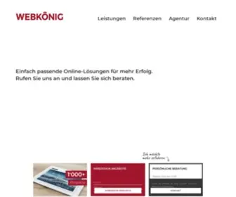 Webkoenig.ch(Webdesign Agentur Zürich) Screenshot