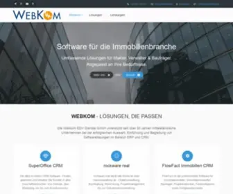 Webkom.net(Webkom EDV Dienste GmbH) Screenshot