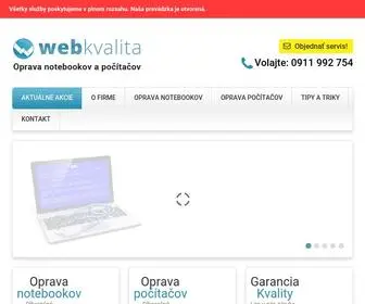 Webkvalita.com(Aktuálne akcie) Screenshot