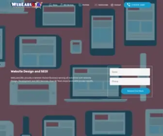 Weblabsusa.com(Website Design and SEO Services) Screenshot