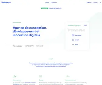 Weblagence.com(Création de site internet) Screenshot