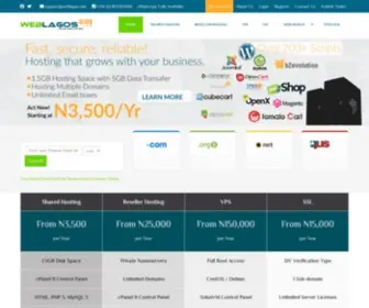 Weblagos.com(Hosting) Screenshot