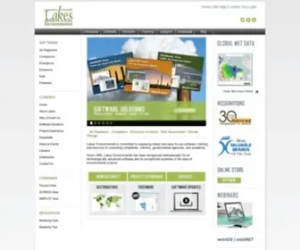 Weblakes.com(Lakes Environmental) Screenshot