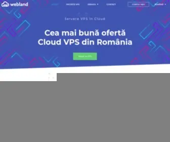 Webland.ro(Servere VPS SSD in Romania la preturi foarte mici) Screenshot