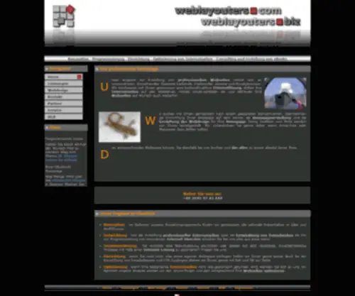 Weblayouters.com(Professionelle Internetseiten und erfolgreiches Webdesign für Ihre Unternehmens) Screenshot