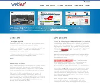 Webleaf.ro(Web design cluj) Screenshot