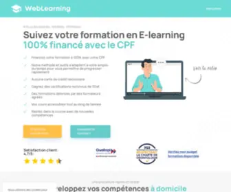 Weblearning.fr(Home page) Screenshot