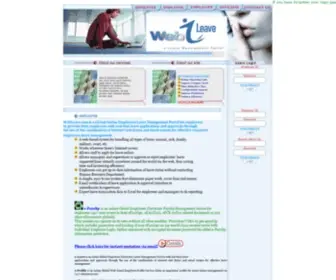 Webleave.com(The Global Realtime Online Employee e) Screenshot