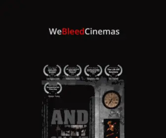 Webleedcinemas.com(We bleed cinemas) Screenshot