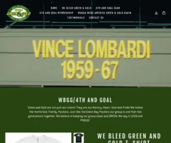 Webleedgreenandgold.com(We Bleed Green and Gold) Screenshot