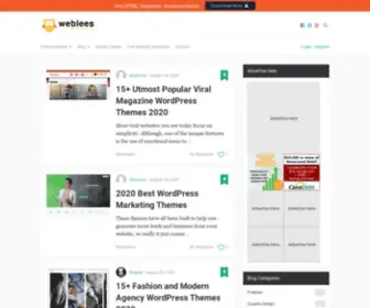 Weblees.com(Web Design and Web Development Trends) Screenshot