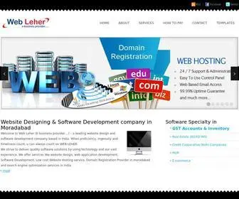 Webleher.co.in(Web Leher) Screenshot