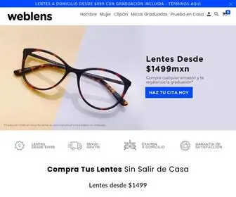 Weblens.com(Lentes Sin Salir de Casa) Screenshot