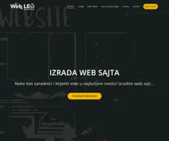 Webleodesign.com(Web sajt Subotica) Screenshot