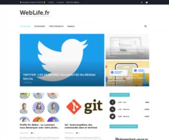 Weblife.fr(WebLife rend les nouvelles technologies accessibles) Screenshot