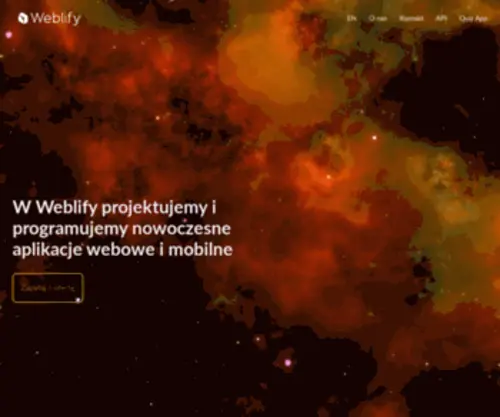 Weblify.pl(Programujemy aplikacje webowe i mobilne oraz strony WWW) Screenshot