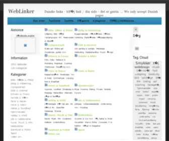 Weblinker.dk(Tilføj link) Screenshot