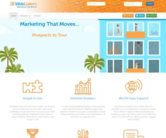 Weblisters.com(Marketing That Moves) Screenshot