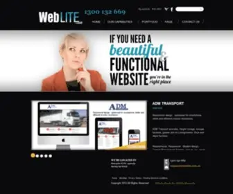 Weblite.com.au(Weblite Business Technology) Screenshot