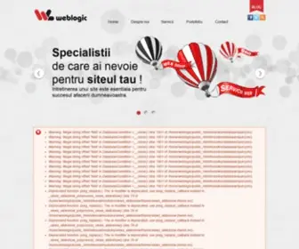 Weblogic.ro(Specialistii de care ai nevoie pentru site) Screenshot