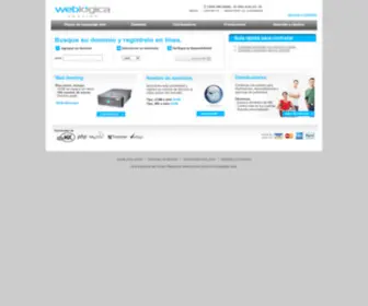Weblogicahosting.com(Web Hosting en Mexico) Screenshot