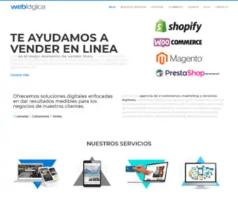 Weblogica.mx(Agencia de Comercio Electrónico México y Marketing Digital) Screenshot