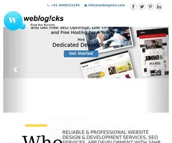 Weblogicks.com(Web Design Company in Bangalore) Screenshot