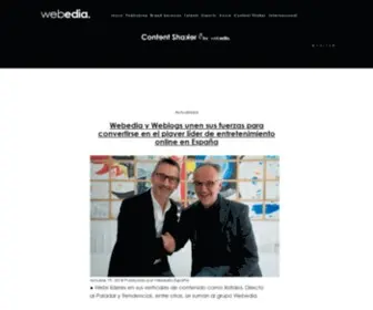 Weblogssl.com(Webedia y Weblogs unen sus fuerzas para convertirse en el player líder de entretenimiento online en España) Screenshot