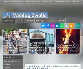 Weblogzwolle.nl(Weblog Zwolle) Screenshot