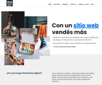 Weblosofydigital.com.ar(Weblosofy Digital Hacemos Productos Digitales de Calidad) Screenshot