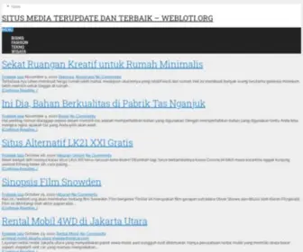 Webloti.org(Situs Media Terupdate dan Terbaik) Screenshot