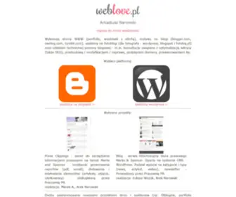 Weblove.pl(Projektowanie stron) Screenshot