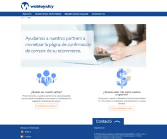 Webloyalty.com.mx(Webloyalty) Screenshot