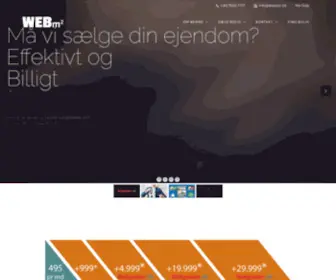 Webm2.dk(Din online ejendomsmægler) Screenshot