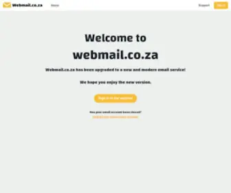 Webmail.co.za(Free email and more) Screenshot