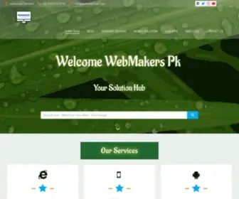 Webmakerspk.com(Your Solution Hub) Screenshot