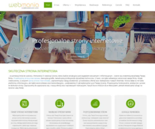 Webmania.pl(Strony internetowe Warszawa) Screenshot