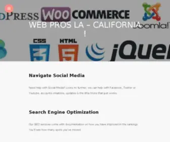 Webmanla.com(Web Pros CA) Screenshot