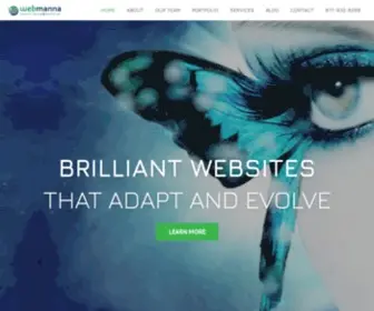 Webmanna.com(Wordpress Design and Online Marketing) Screenshot