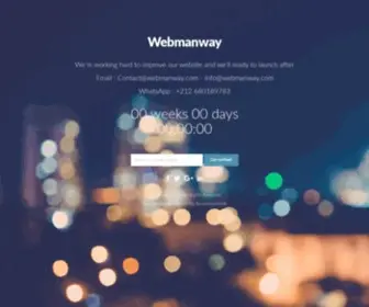 Webmanway.com(Web Man Way) Screenshot