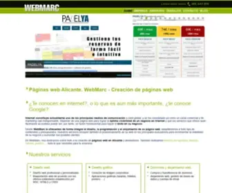 Webmarc.es(Paginas web Alicante) Screenshot