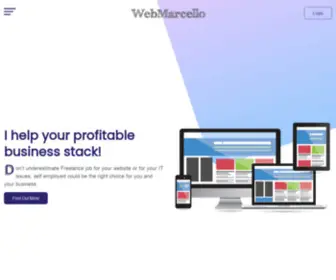 Webmarcello.co.uk(WebMarcello) Screenshot