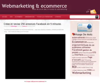 Webmarketing-Ecommerce.fr(Webmarketing & ecommerce) Screenshot