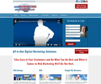 Webmarketingandleads.com(Web Marketing and Leads For An Effective Internet Presence) Screenshot