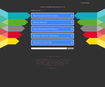 Webmarketingresearch.it(Posizionamento nei motori di ricerca) Screenshot