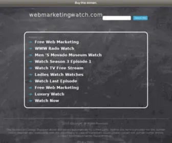 Webmarketingwatch.com(webmarketingwatch) Screenshot