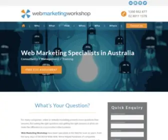 Webmarketingworkshop.com.au(Search Marketing Experts) Screenshot