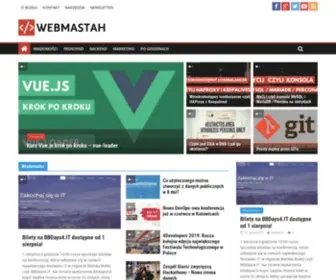 Webmastah.pl(Blog technologii webowych) Screenshot